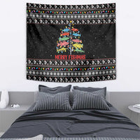 Merry Fishmas Tapestry Fishing Christmas Tree Lights - Wonder Print Shop