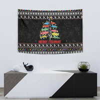 Merry Fishmas Tapestry Fishing Christmas Tree Lights - Wonder Print Shop