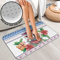 Faroe Islands Christmas Bathroom Set Cute Faroese Sheep Xmas Patterns - Wonder Print Shop