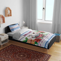 Faroe Islands Christmas Bedding Set Cute Faroese Sheep Xmas Patterns - Wonder Print Shop