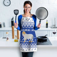 Faroe Islands Christmas Apron Coat Of Arms Xmas Patterns - Wonder Print Shop