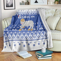 Faroe Islands Christmas Blanket Coat Of Arms Xmas Patterns - Wonder Print Shop