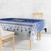 Faroe Islands Christmas Tablecloth Coat Of Arms Xmas Patterns - Wonder Print Shop
