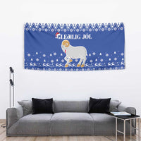 Faroe Islands Christmas Tapestry Coat Of Arms Xmas Patterns - Wonder Print Shop