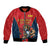 Custom Spain Rugby Bomber Jacket Los Leones Lion Mascot