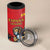 Custom Spain Rugby 4 in 1 Can Cooler Tumbler Los Leones Lion Mascot