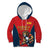 Custom Spain Rugby Kid Hoodie Los Leones Lion Mascot - Wonder Print Shop