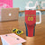 Custom Spain Rugby Tumbler With Handle Los Leones Lion Mascot