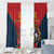 Custom Spain Rugby Window Curtain Los Leones Lion Mascot LT18