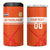 Custom Netherlands Rugby 4 in 1 Can Cooler Tumbler Windmill and Tulips With Jersey Pattern