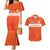 Custom Netherlands Rugby Couples Matching Mermaid Dress and Hawaiian Shirt Windmill and Tulips With Jersey Pattern