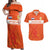 Custom Netherlands Rugby Couples Matching Off Shoulder Maxi Dress and Hawaiian Shirt Windmill and Tulips With Jersey Pattern