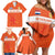 Custom Netherlands Rugby Family Matching Off Shoulder Short Dress and Hawaiian Shirt Windmill and Tulips With Jersey Pattern