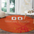 Custom Netherlands Rugby Round Carpet Windmill and Tulips With Jersey Pattern - Wonder Print Shop