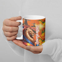 Netherlands Koningsdag Ceramic Mug Dutch Lion of Royal Pride
