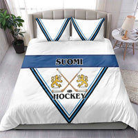 Finland Hockey Bedding Set Suomi Lion Ice Pride 2026 White Version