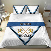 Finland Hockey Bedding Set Suomi Lion Ice Pride 2026 White Version