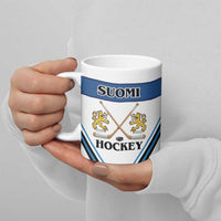 Finland Hockey Custom Ceramic Mug Suomi Lion Ice Pride 2026 White Version