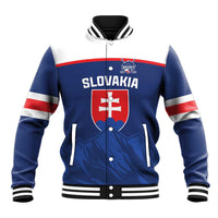 Slovakia Hockey Custom Baseball Jacket Tatra Mountain Pride 2026