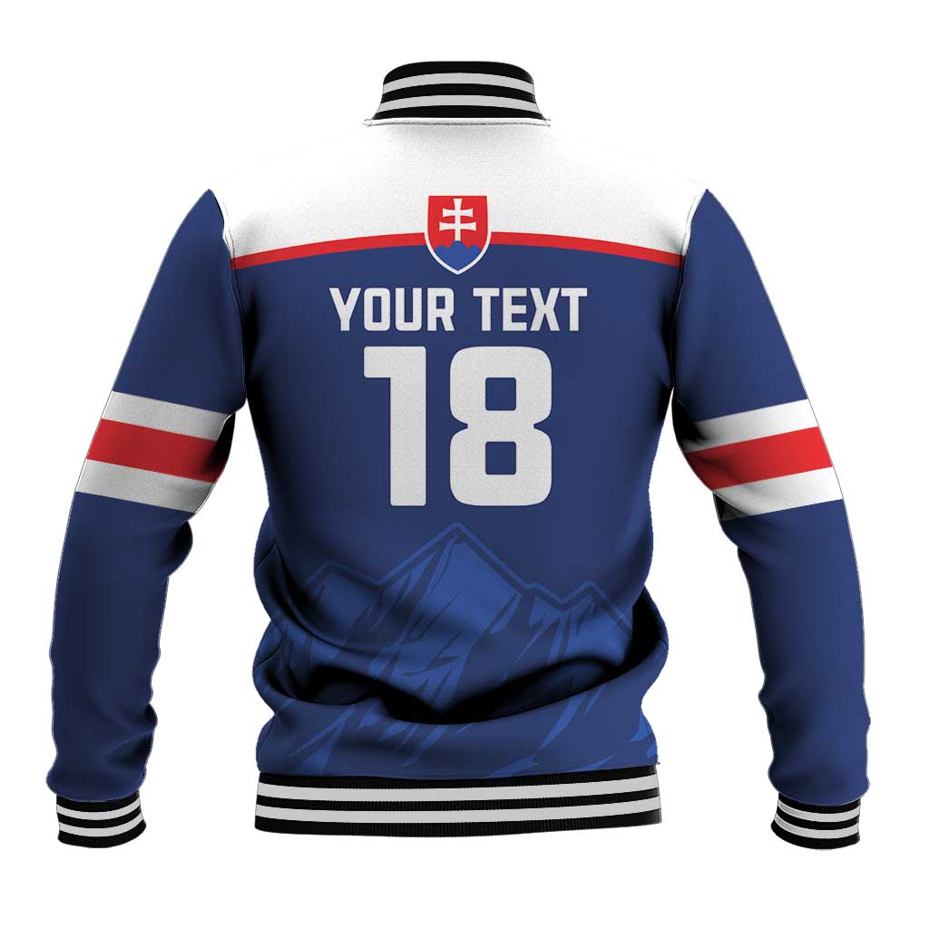 Slovakia Hockey Custom Baseball Jacket Tatra Mountain Pride 2026