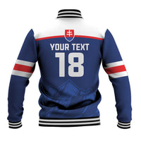 Slovakia Hockey Custom Baseball Jacket Tatra Mountain Pride 2026