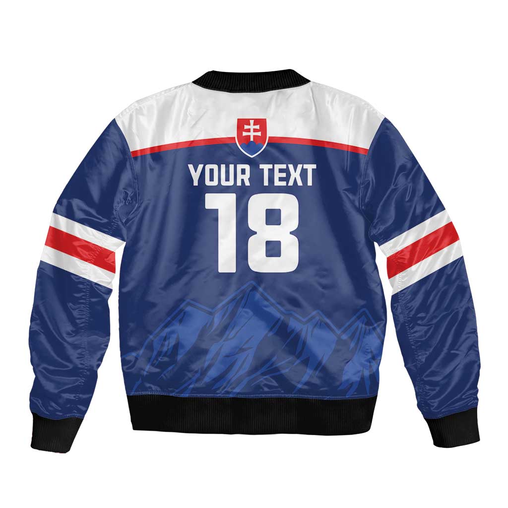 Slovakia Hockey Custom Bomber Jacket Tatra Mountain Pride 2026