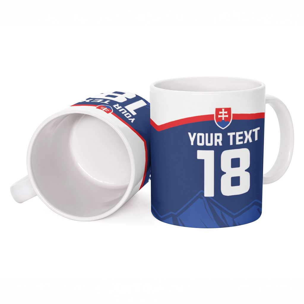 Slovakia Hockey Custom Ceramic Mug Tatra Mountain Pride 2026