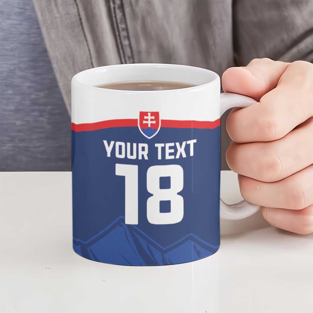 Slovakia Hockey Custom Ceramic Mug Tatra Mountain Pride 2026