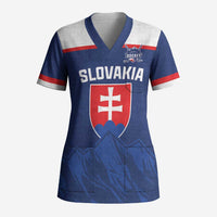 Slovakia Hockey Custom Scrub Top Tatra Mountain Pride 2026