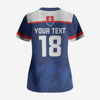 Slovakia Hockey Custom Scrub Top Tatra Mountain Pride 2026