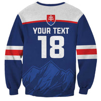 Slovakia Hockey Custom Sweatshirt Tatra Mountain Pride 2026