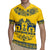 Sweden Daleclarian Horse Rugby Jersey Floral Folk Pattern Yellow Version