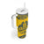 Sweden Daleclarian Horse Tumbler With Handle Floral Folk Pattern Yellow Version