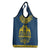 Sweden Daleclarian Horse Grocery Bag Floral Folk Pattern Blue Version