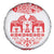 Sweden Daleclarian Horse Spare Tire Cover Floral Folk Pattern White Version