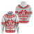 Sweden Daleclarian Horse Zip Hoodie Floral Folk Pattern White Version
