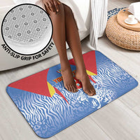 Custom DR Congo Football 2026 Bathroom Set Leopard Power Fan Style