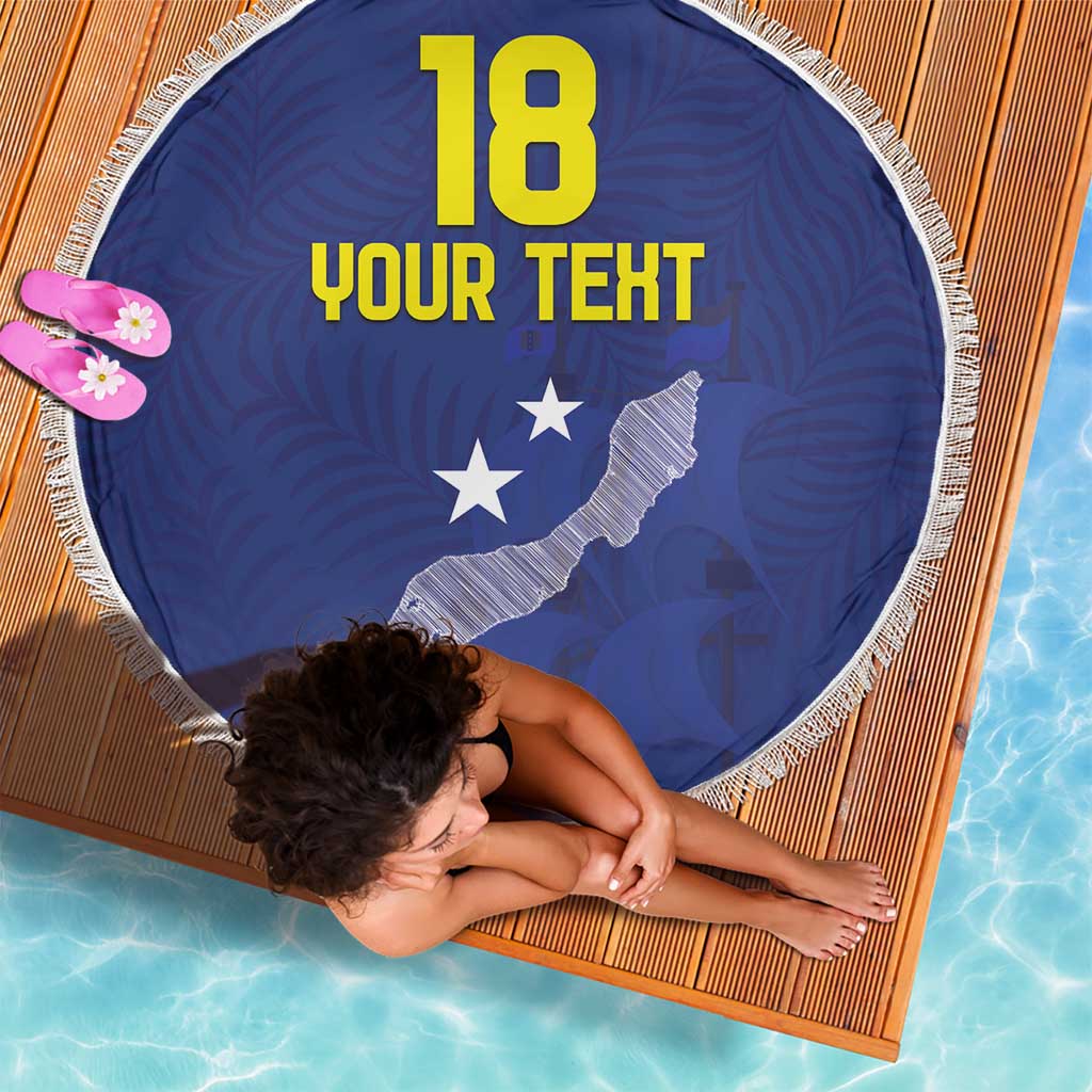 Custom Curacao Football Beach Blanket La Pantera Negra