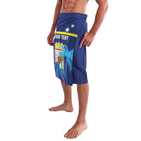 Personalized Curacao Flag Day Lavalava Dia di Bandera