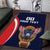 Custom USA Rugby Area Rug American Eagle With USA Flags - Wonder Print Shop