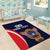 Custom USA Rugby Area Rug American Eagle With USA Flags - Wonder Print Shop