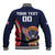 Custom USA Rugby Baseball Jacket American Eagle With USA Flags - Wonder Print Shop