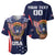 Custom USA Rugby Baseball Jersey American Eagle With USA Flags - Wonder Print Shop