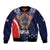 Custom USA Rugby Bomber Jacket American Eagle With USA Flags - Wonder Print Shop