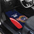 Custom USA Rugby Car Mats American Eagle With USA Flags - Wonder Print Shop