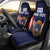 Custom USA Rugby Car Seat Cover American Eagle With USA Flags - Wonder Print Shop