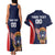 Custom USA Rugby Couples Matching Tank Maxi Dress and Hawaiian Shirt American Eagle With USA Flags - Wonder Print Shop