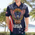 Custom USA Rugby Hawaiian Shirt American Eagle With USA Flags - Wonder Print Shop