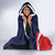 Custom USA Rugby Hooded Blanket American Eagle With USA Flags