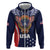 Custom USA Rugby Hoodie American Eagle With USA Flags - Wonder Print Shop